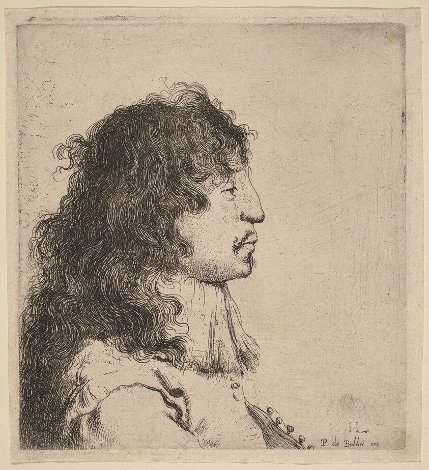 Bust of a Young Man in Profile, Facing Right
