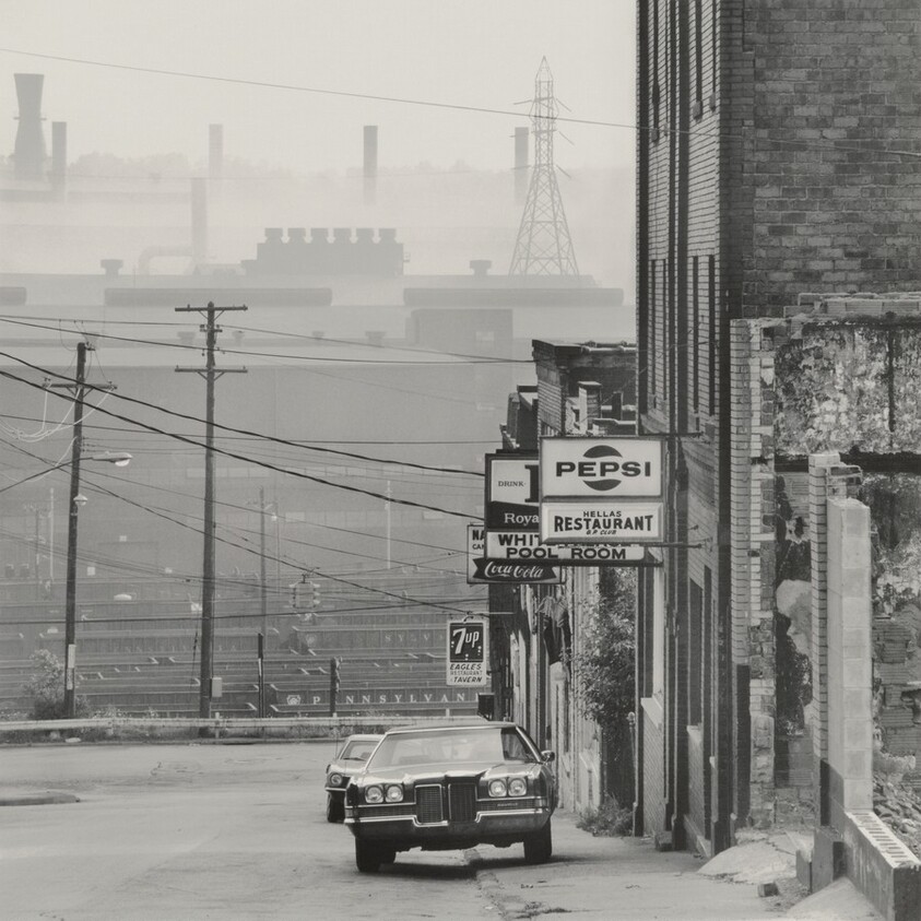 View of Street Leading to Steel Works, Youngstown, Ohio