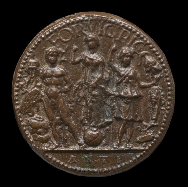 Fortune, Mars, and Minerva [reverse]
