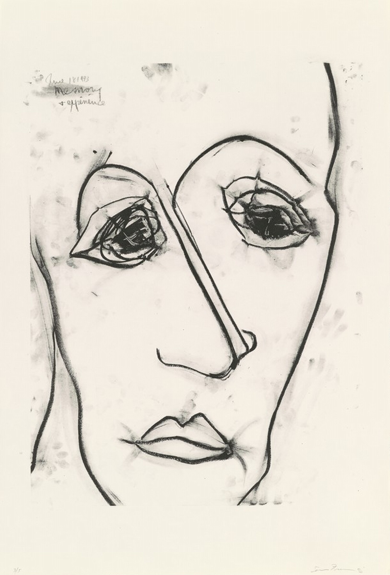 Self-Portrait, Sam Francis, 1973