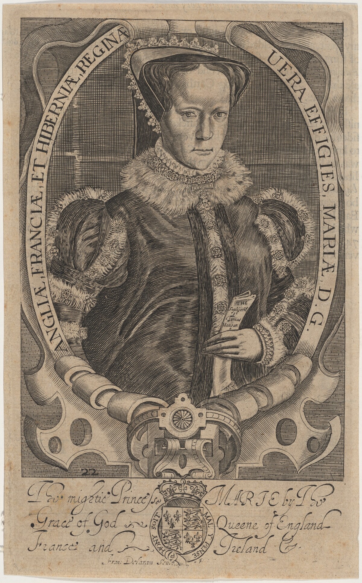 Mariae, D.G. Angliae, Franciae et Hiberniam Reginae (Mary I)