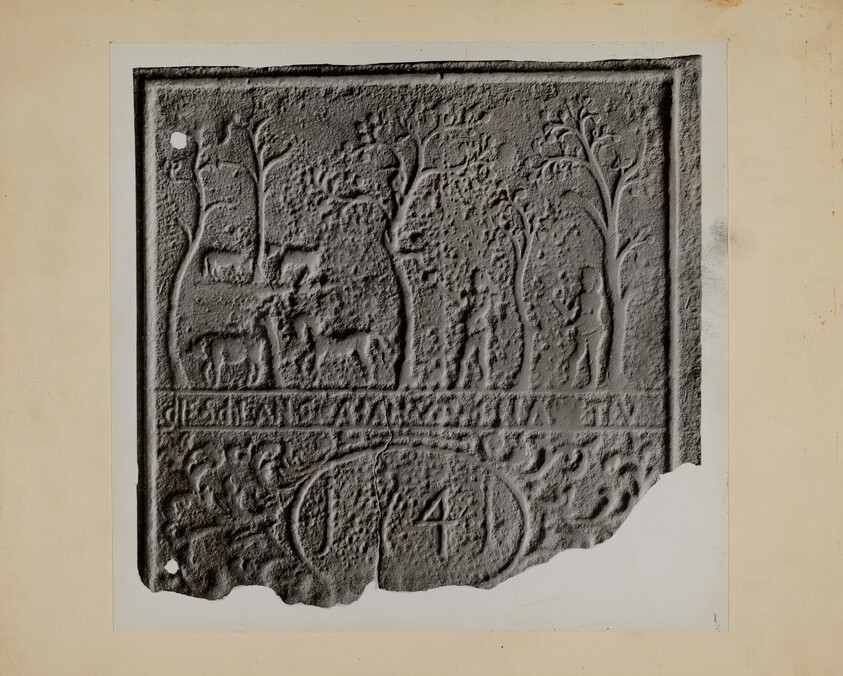 Pa. German Stove Plate