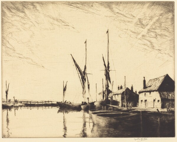 Sunset at Heybridge Basin