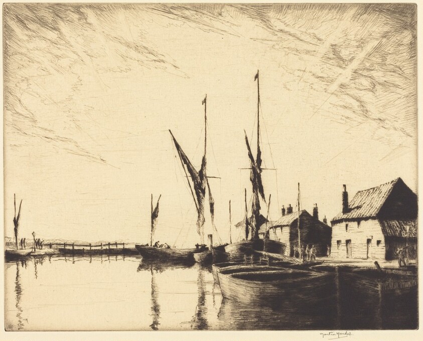 Sunset at Heybridge Basin