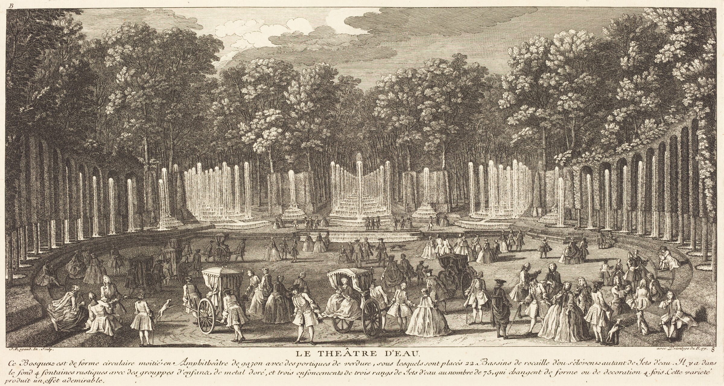 Le Théâtre d'Eau, Jean-Baptiste Rigaud