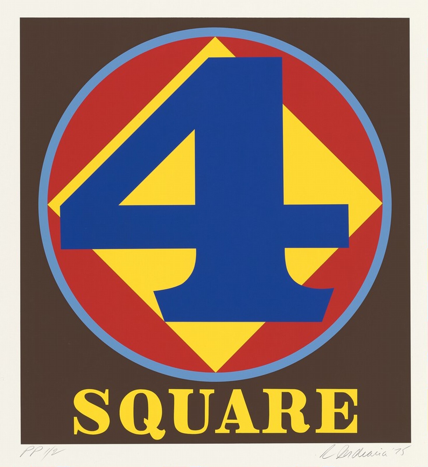 Square, Robert Indiana, 1975