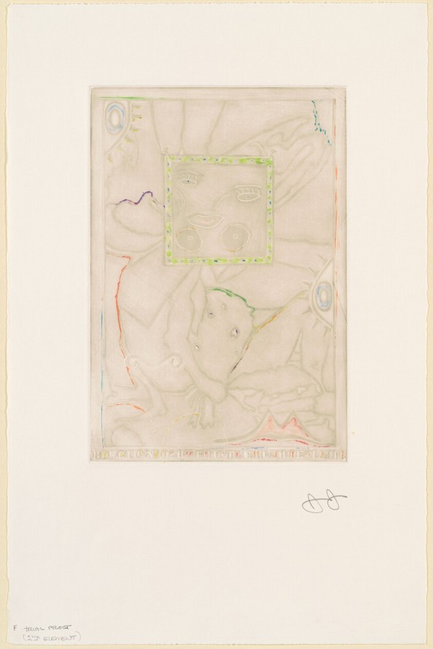 Untitled (Purple Mezzotint) [trial proof F]