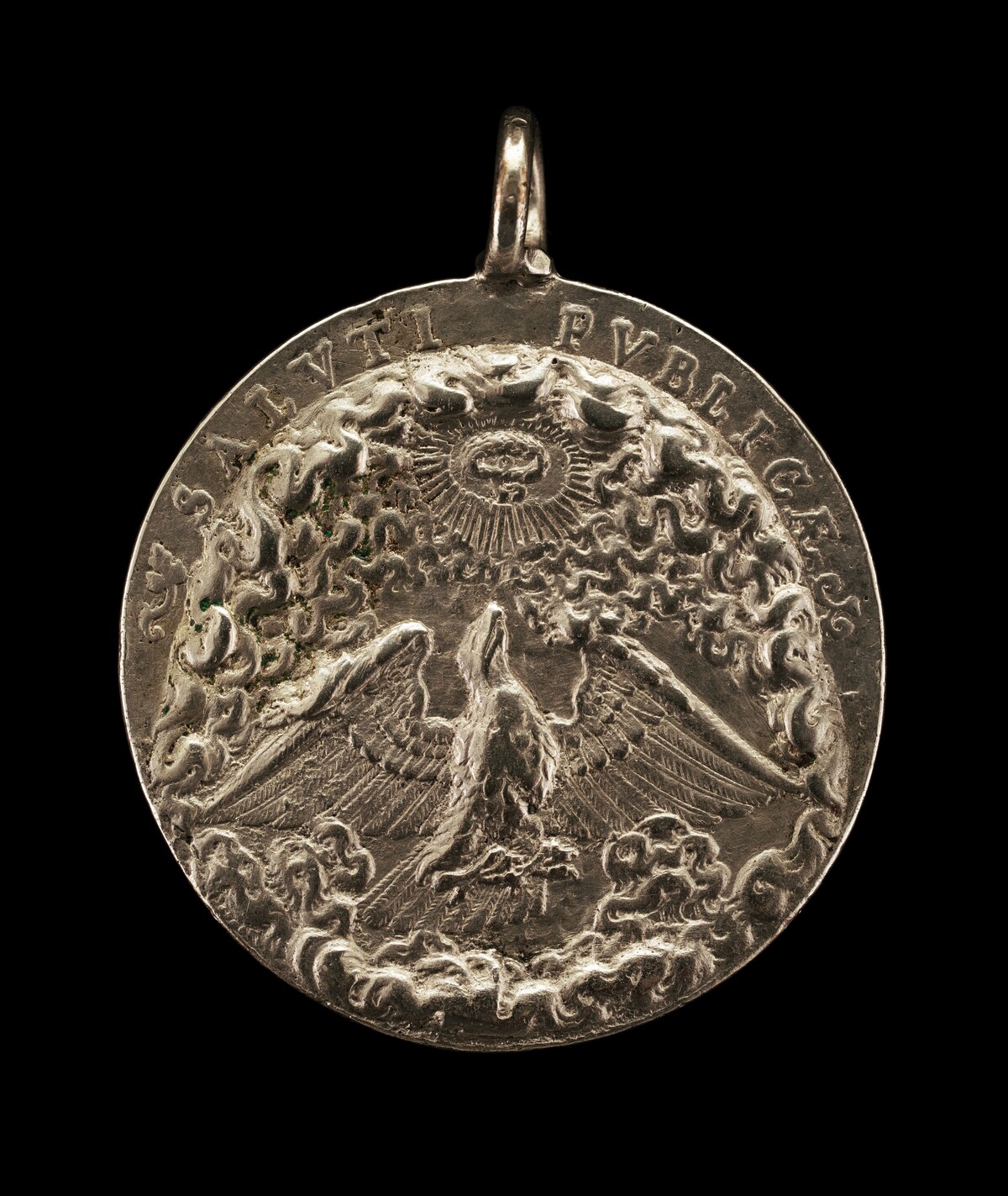 Eagle and Radiant Wreath [reverse]