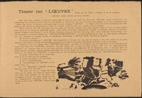 Prospectus Programme de l'Oeuvre, Henri de Toulouse-Lautrec, Félix Vallotton, Antonio de la Gandara, M. Doudelet, Maurice Denis and Edouard Vuillard, 1895