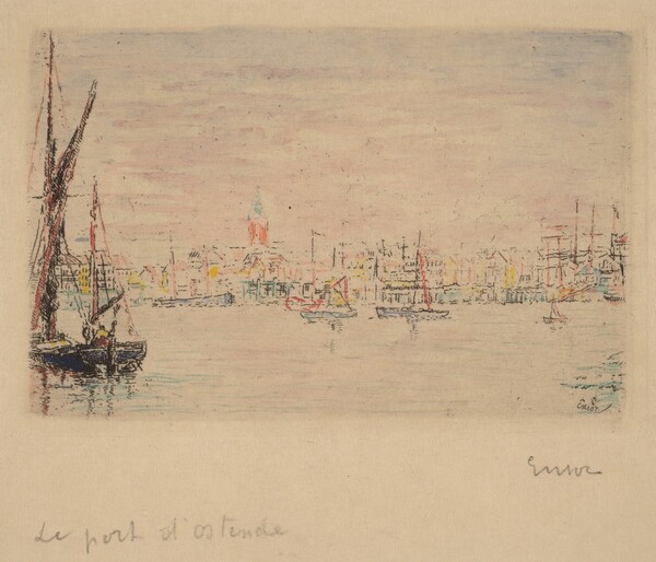 The Port of Ostend (Vue du port d'Ostende)