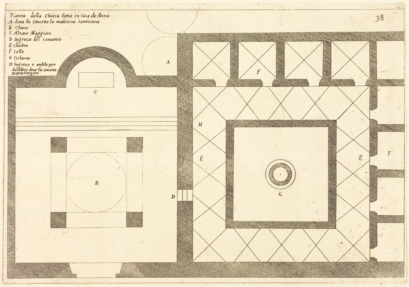 Plan of the Church near the House of Annas