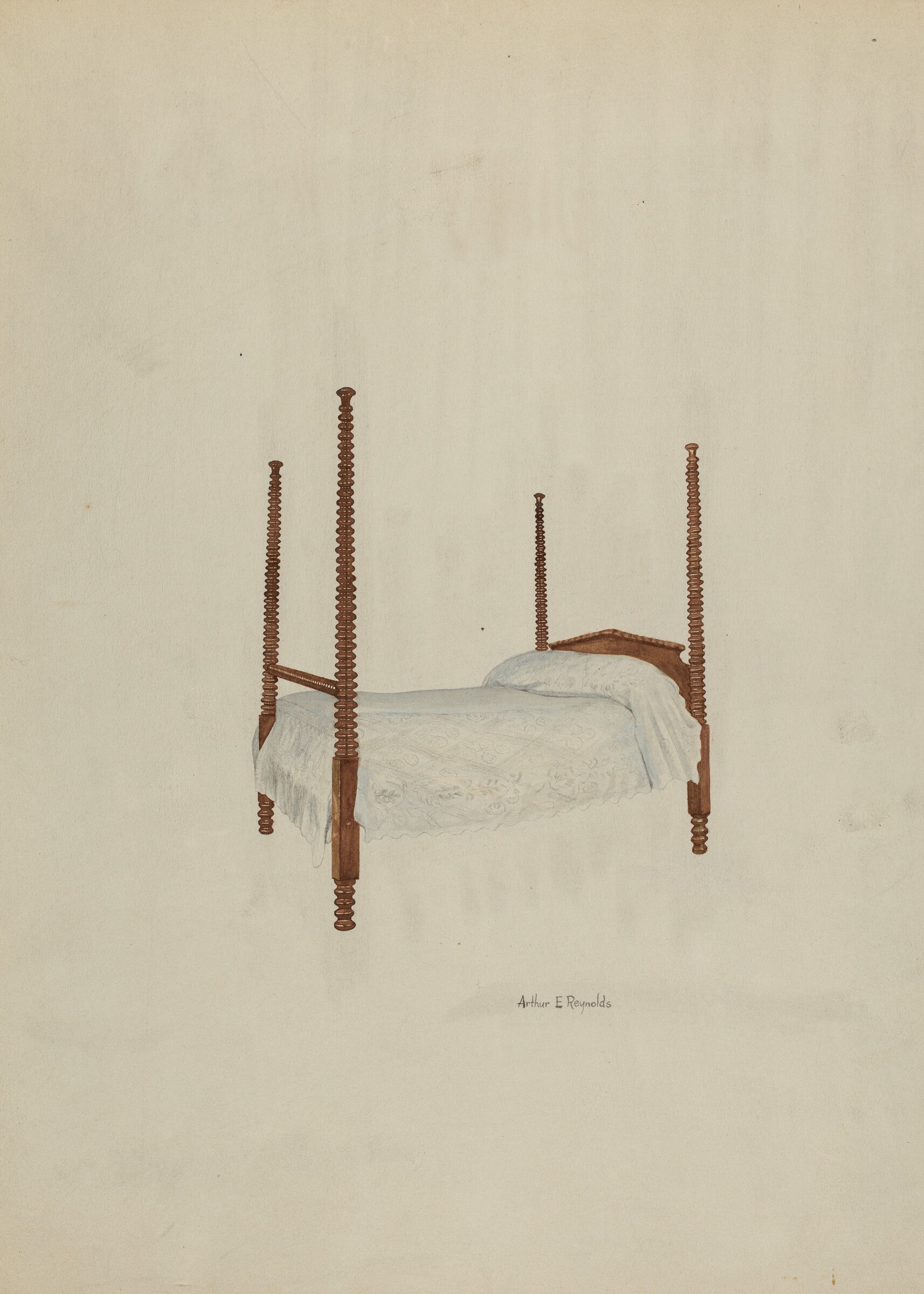 Bed, Four Poster, Arthur P. Reynolds, 1939
