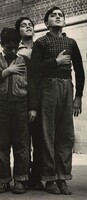Pledge to the Flag, San Francisco, Dorothea Lange, 1942, printed c. 1965