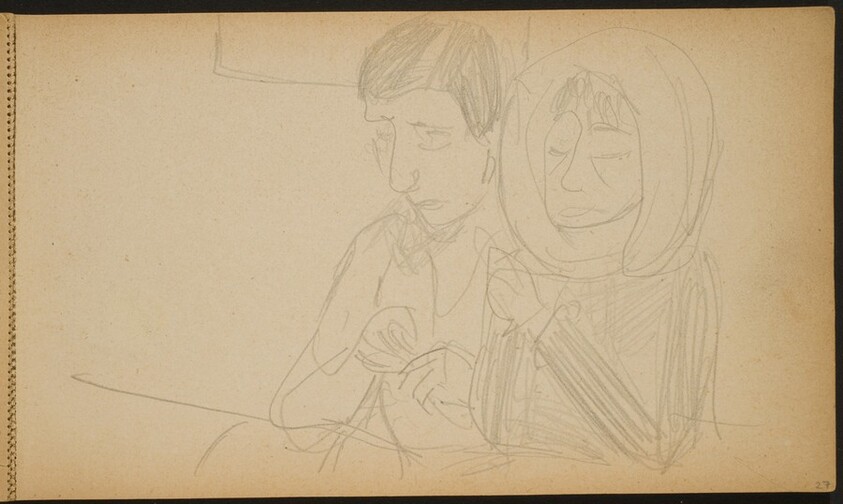 Paar an der Bar (Couple at a Bar) [p. 27]