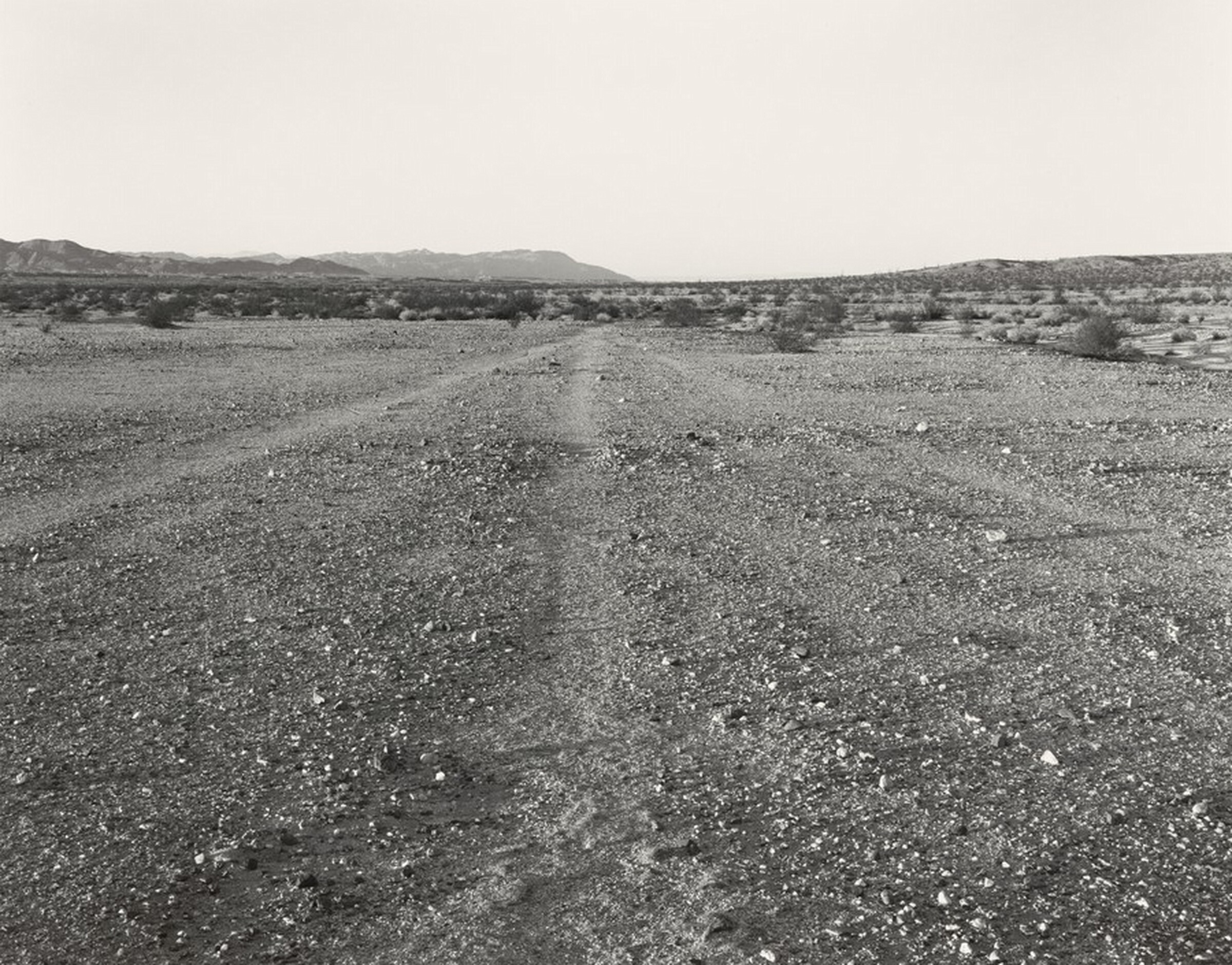 Lake Cahuilla: Yuha Desert, Where the Ancient Trail Divides into Three (Looking North), Mark Ruwedel, 1996