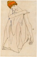 Dancer (Die Tänzerin), Egon Schiele, 1913