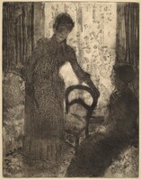 The Visitor, Mary Cassatt, c. 1880