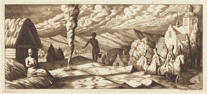 The Magi (Christmas Card from Margaret and Geoffrey Keynes)