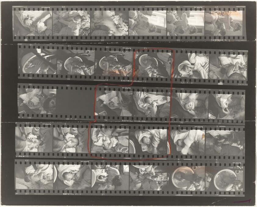 Mary bathing Pablo--Children and family 5