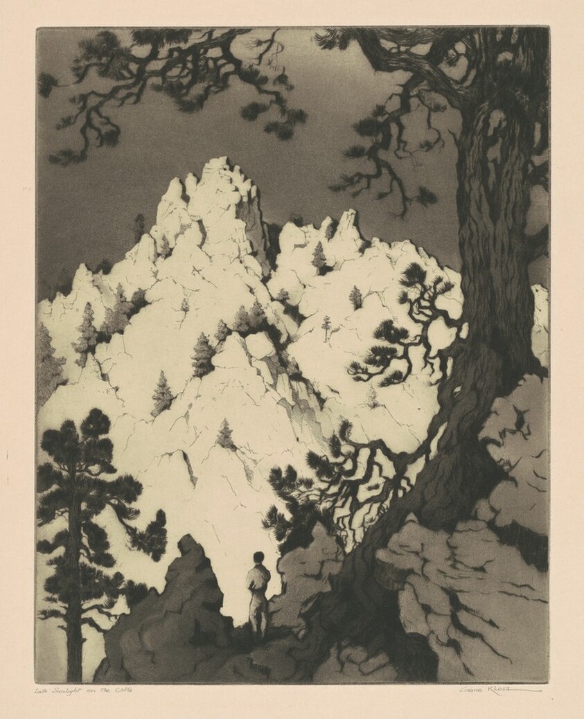 Late Sunlight on the Cliffs