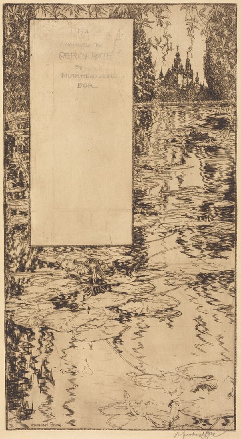 Design for a Letter of Thanks for the Loan of Works to the Glasgow International Exhibition