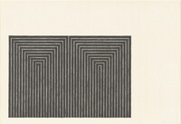 Marriage of Reason and Squalor from Black Series I, Frank Stella, 1967