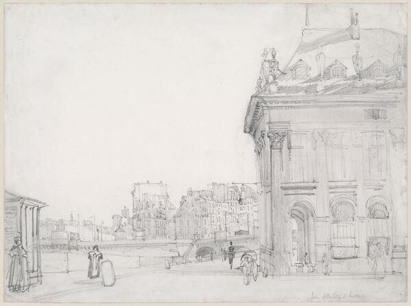 Ile de la Cité from the Institut, Paris