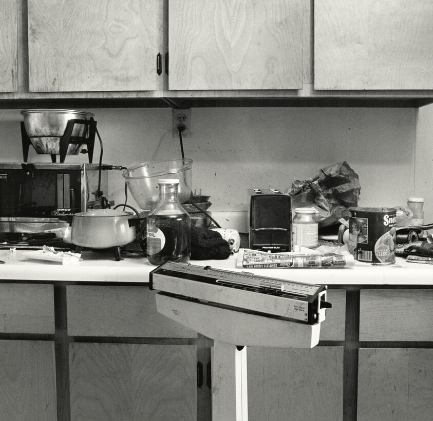 Kitchen Counter with Scale in Foreground, Berkeley, California