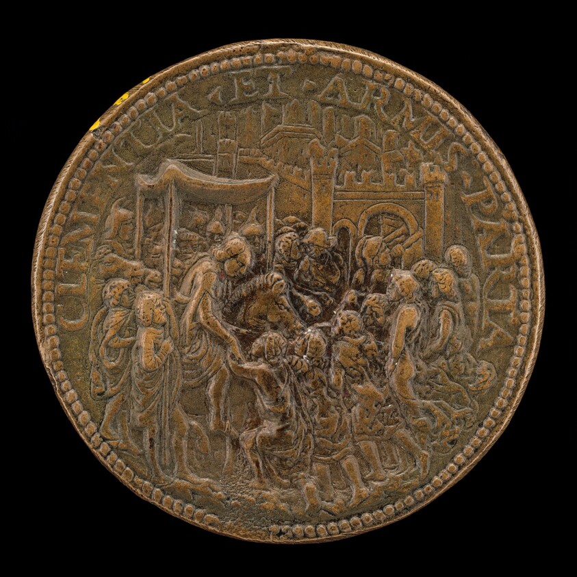 Francesco Receiving the Homage of Milan at the Porta Nuova [reverse]