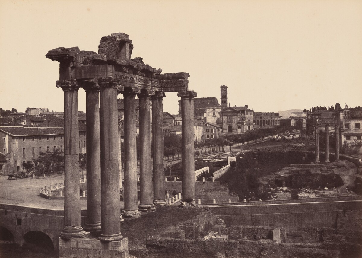 Rome, Vue Prise au Forum (Rome, View of the Forum)