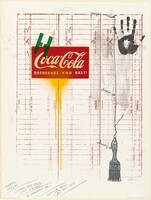 Untitled [working proof], Jasper Johns, 1971