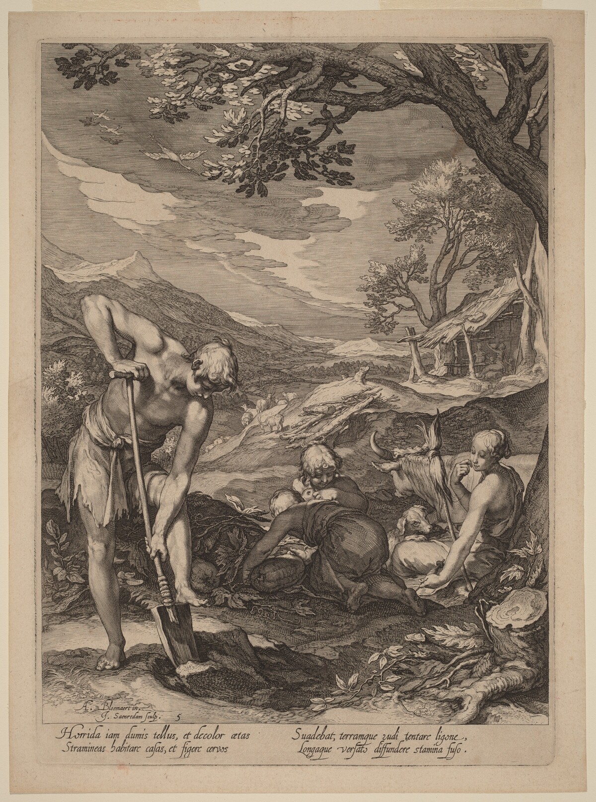 Adam and Eve Working