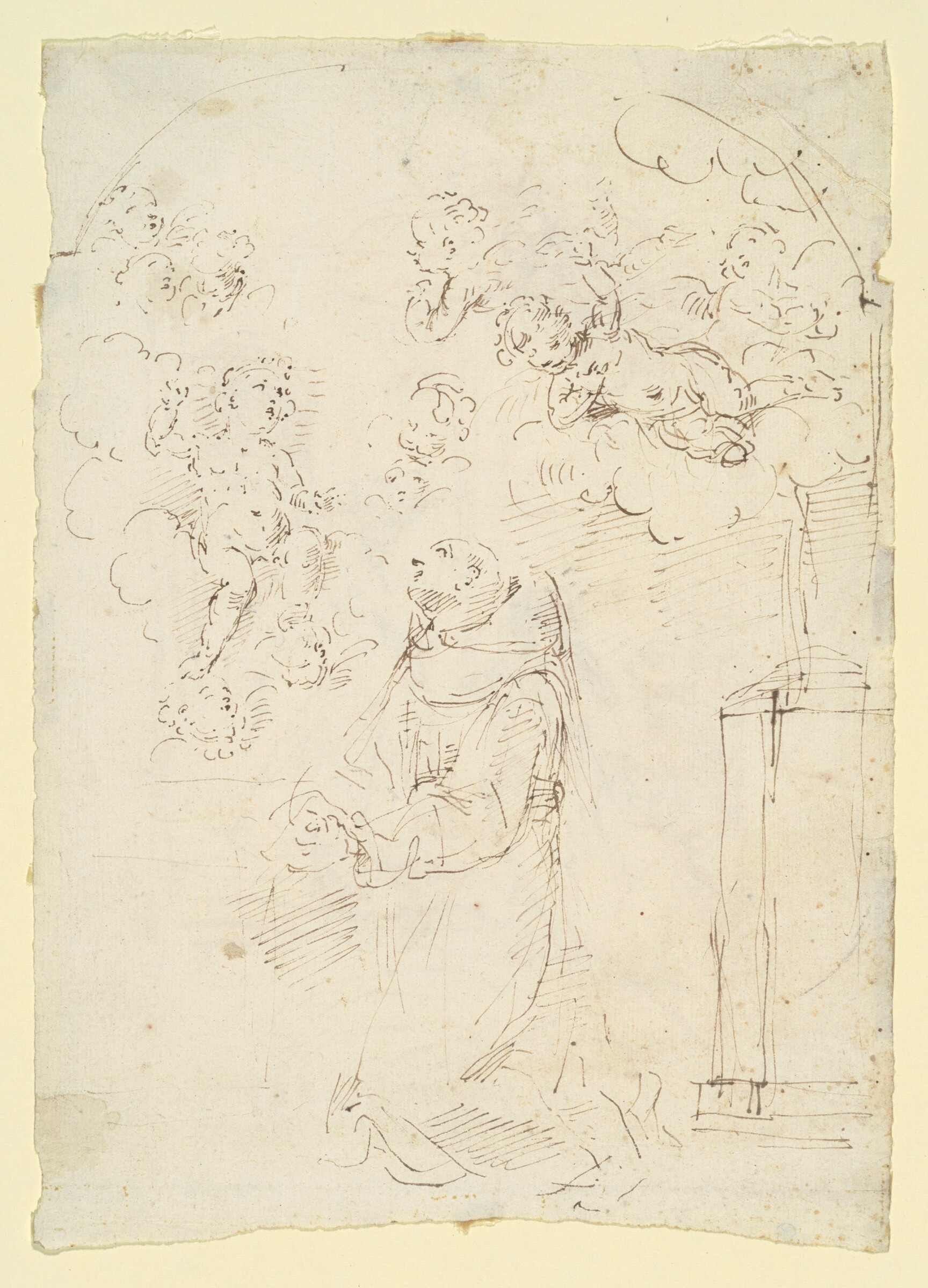 Vision of Saint Anthony of Padua, Circle of Donato Creti, mid-18th century