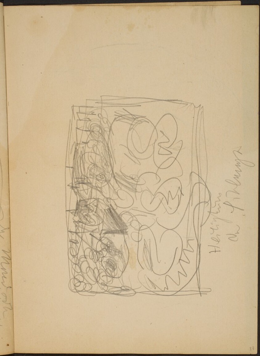 Skizze mit Bezeichnung (Sketch with Notation) [p. 33]