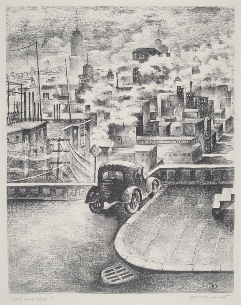 Downtown San Francisco From Montgomery Terrace - Telegraph Hill