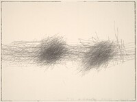 Subway Drawing, William Anastasi, 1999