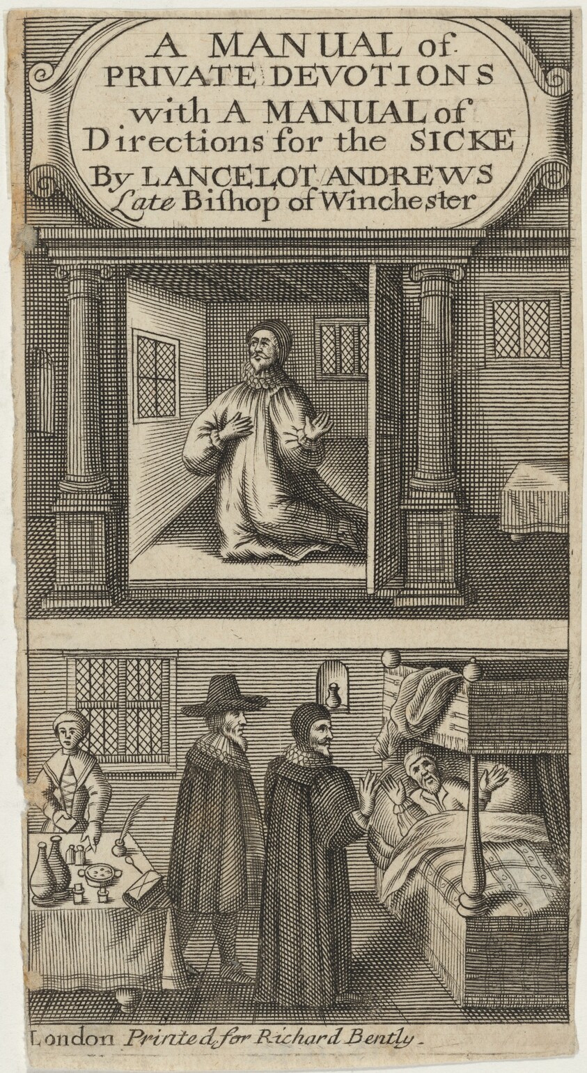 Title Page to a Manual of Private Devotions by Lancelot Andrewes