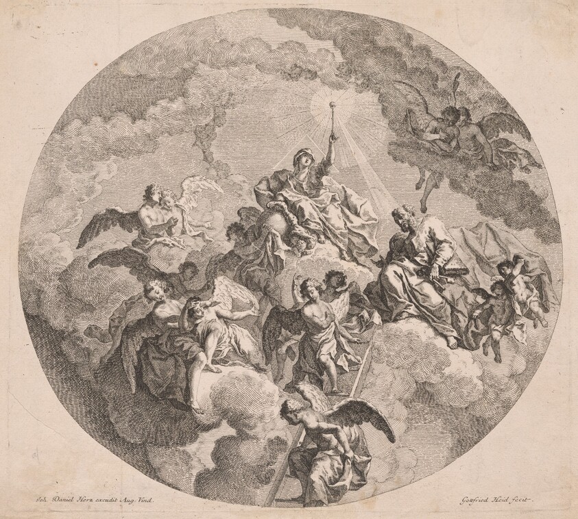 Virgin Enthroned in Glory with Saint Peter