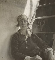 Dorothy Brett, Painter, Taos, New Mexico, Dorothea Lange, 1931