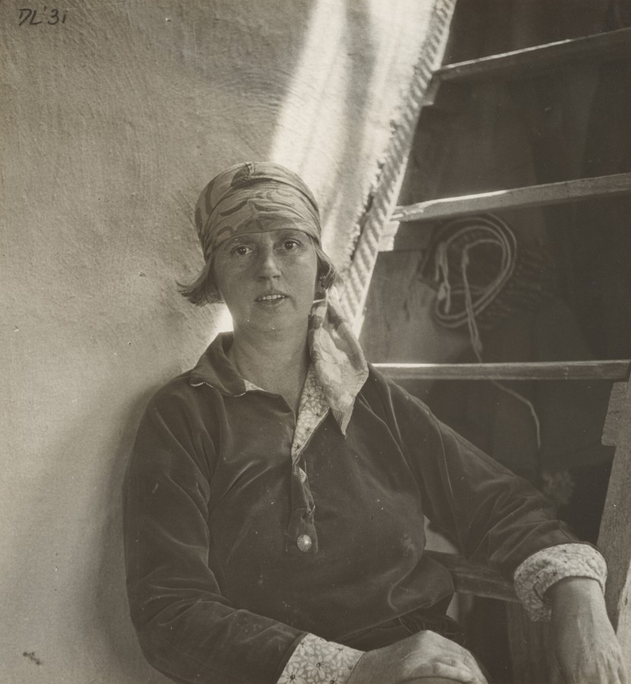 Dorothy Brett, Painter, Taos, New Mexico, Dorothea Lange, 1931