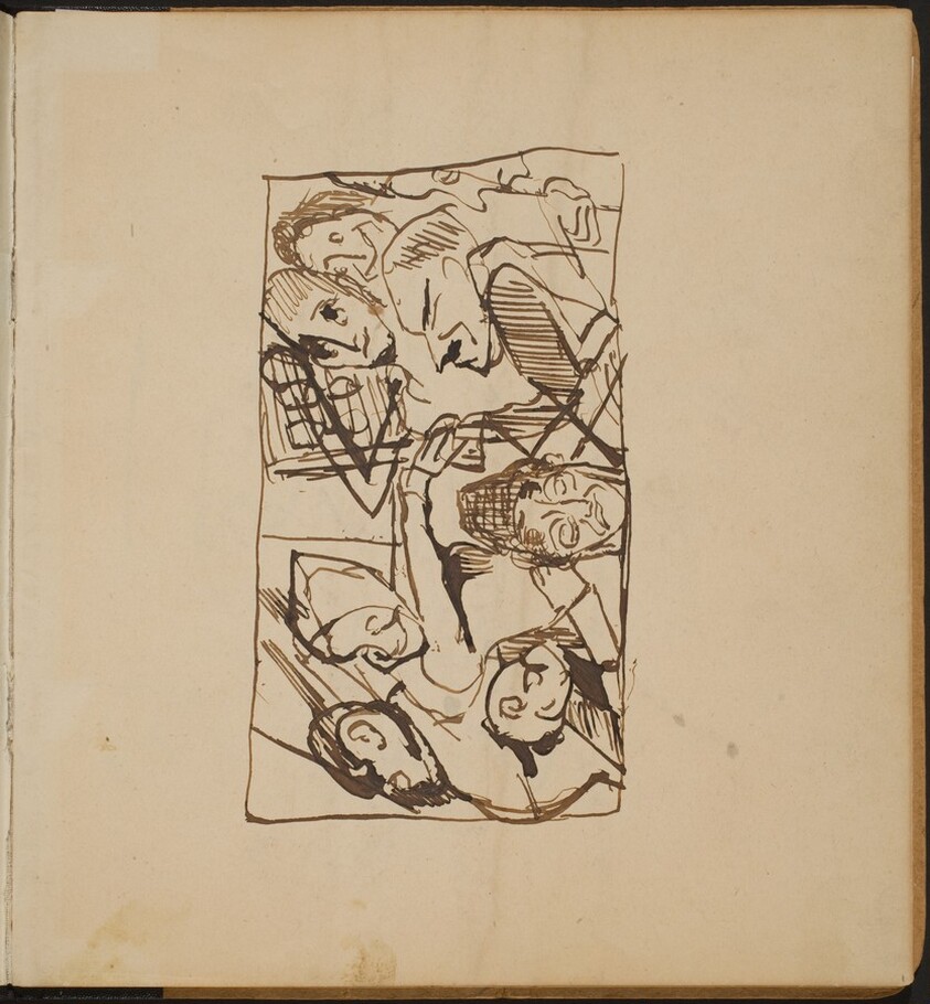 Figuren in Interieur (Figural Group in Interior) [p. 1]