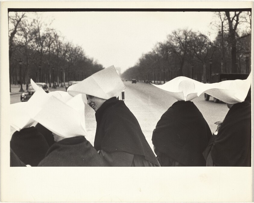 Nuns crossing street, Paris