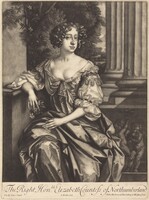 The Right Honorable Elizabeth Countess of Northumberland, Isaak Beckett after Sir Peter Lely, 1681/1688
