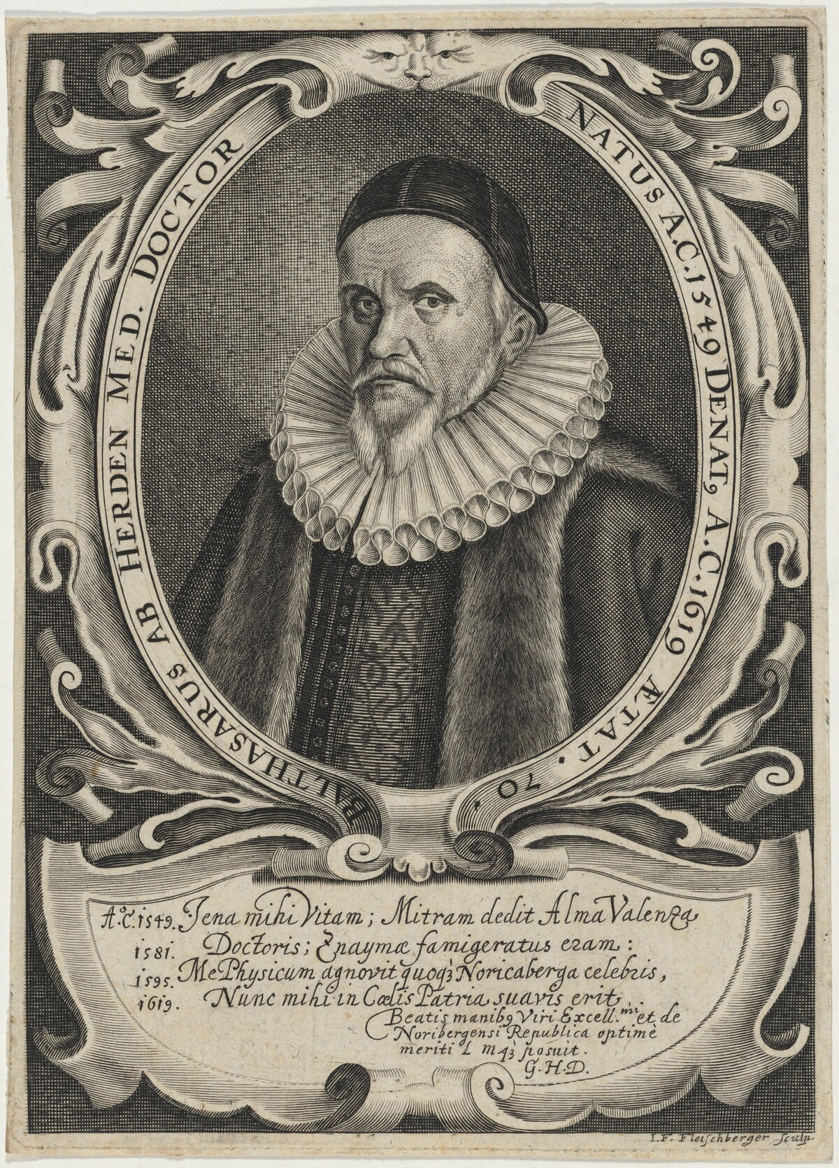 Balthasarus ab Herden Med. Doctor