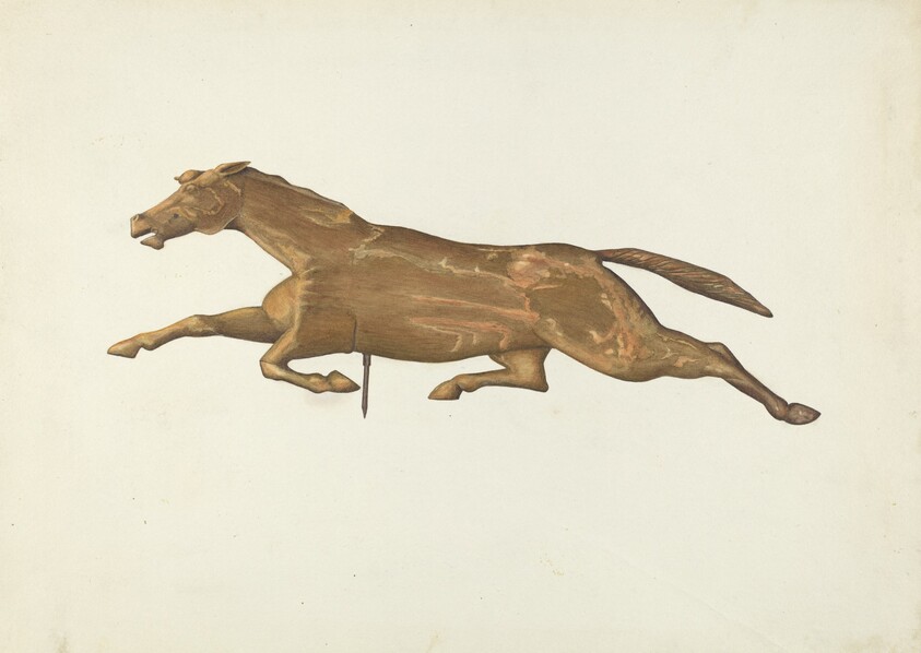 Running Horse Weather Vane
