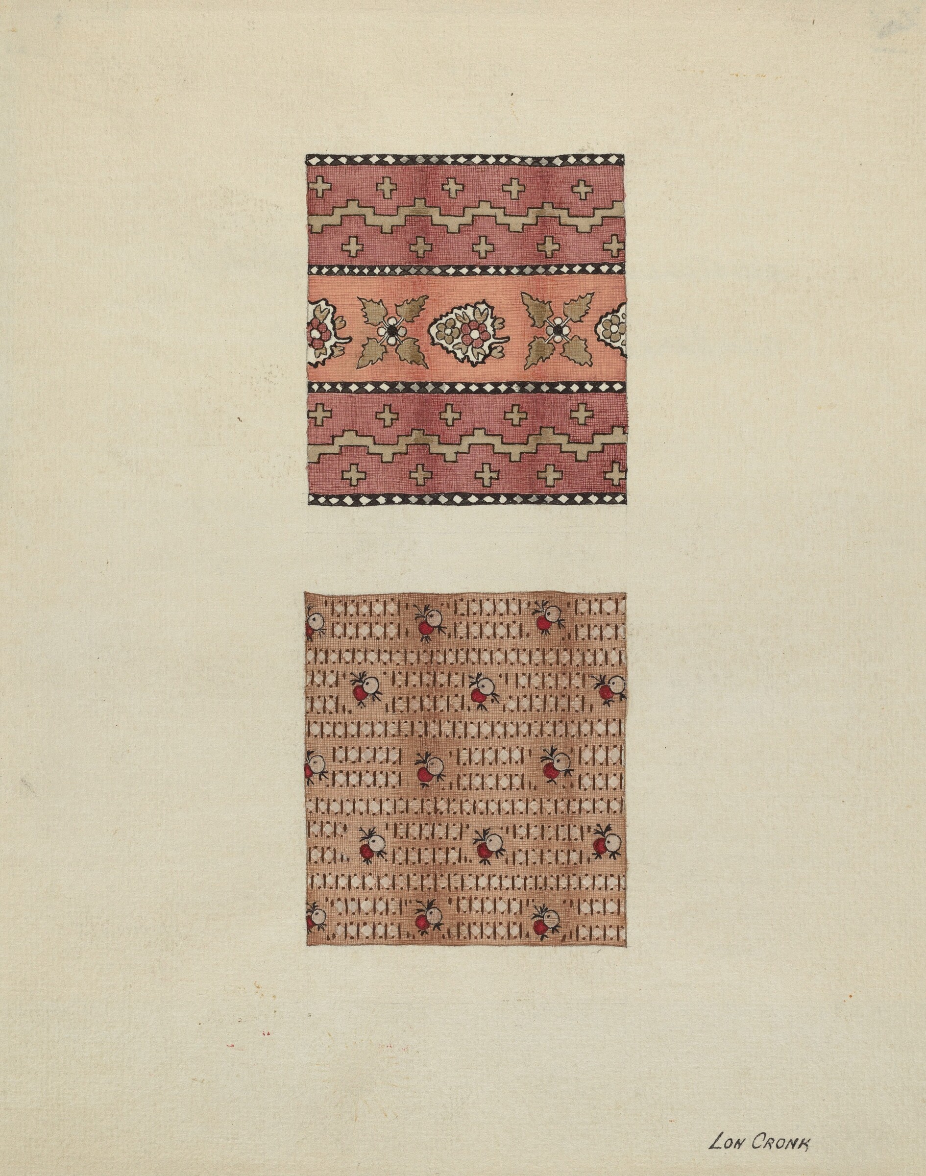Printed Cotton, Lon Cronk, 1935/1942
