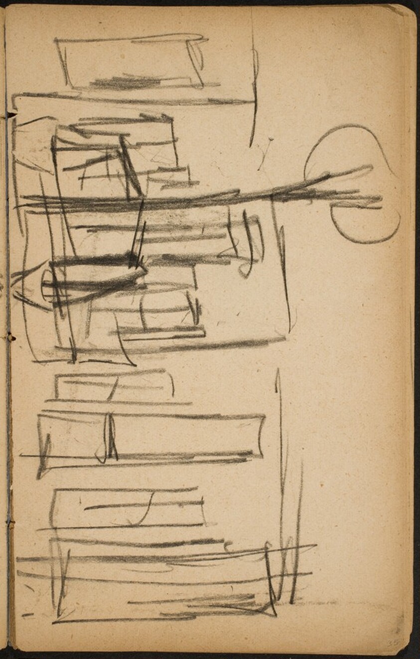 Laterne vor Häuserfassade (Lamppost in Front of Facade) [p. 35]