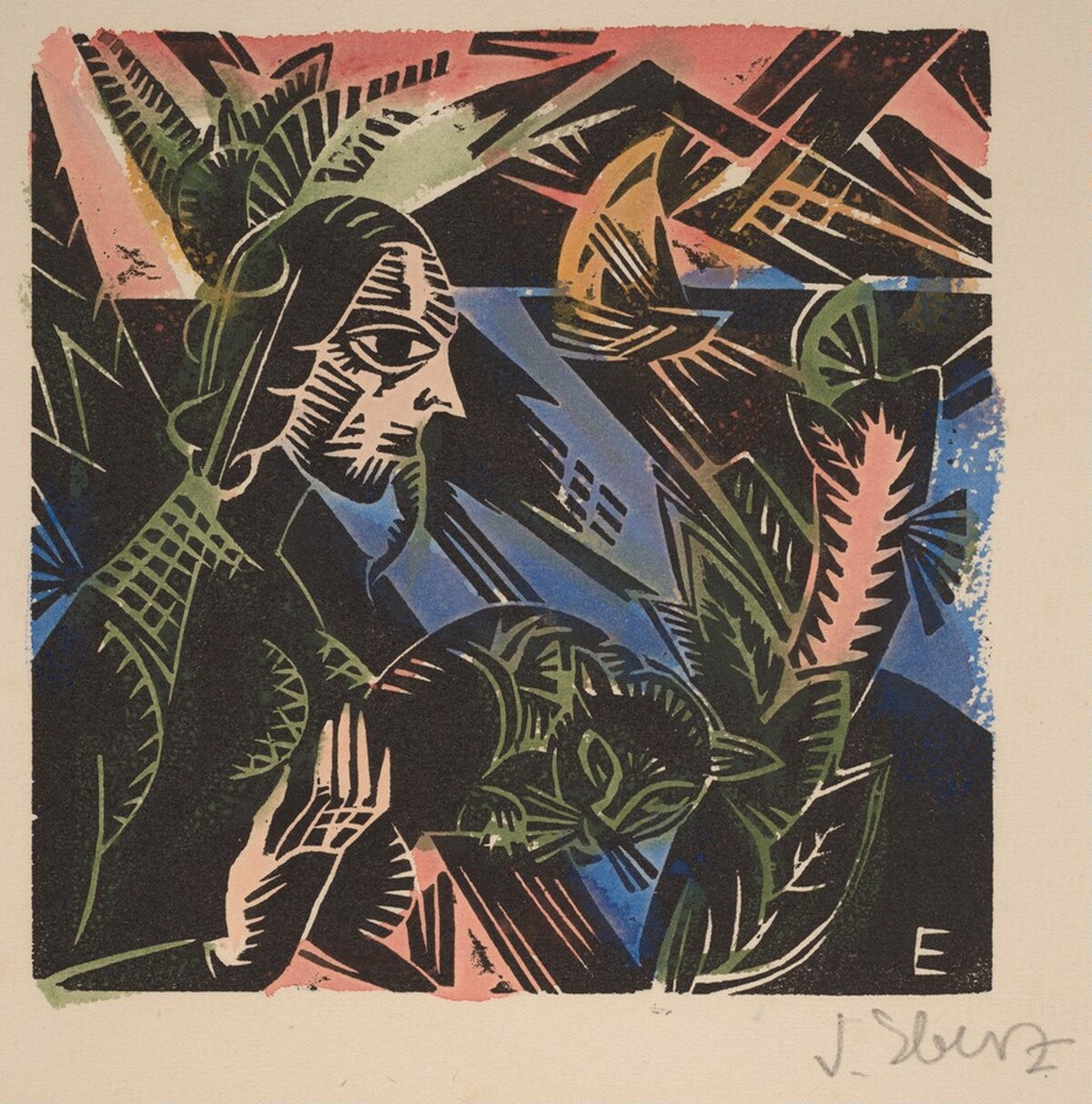 Woman with a Cat