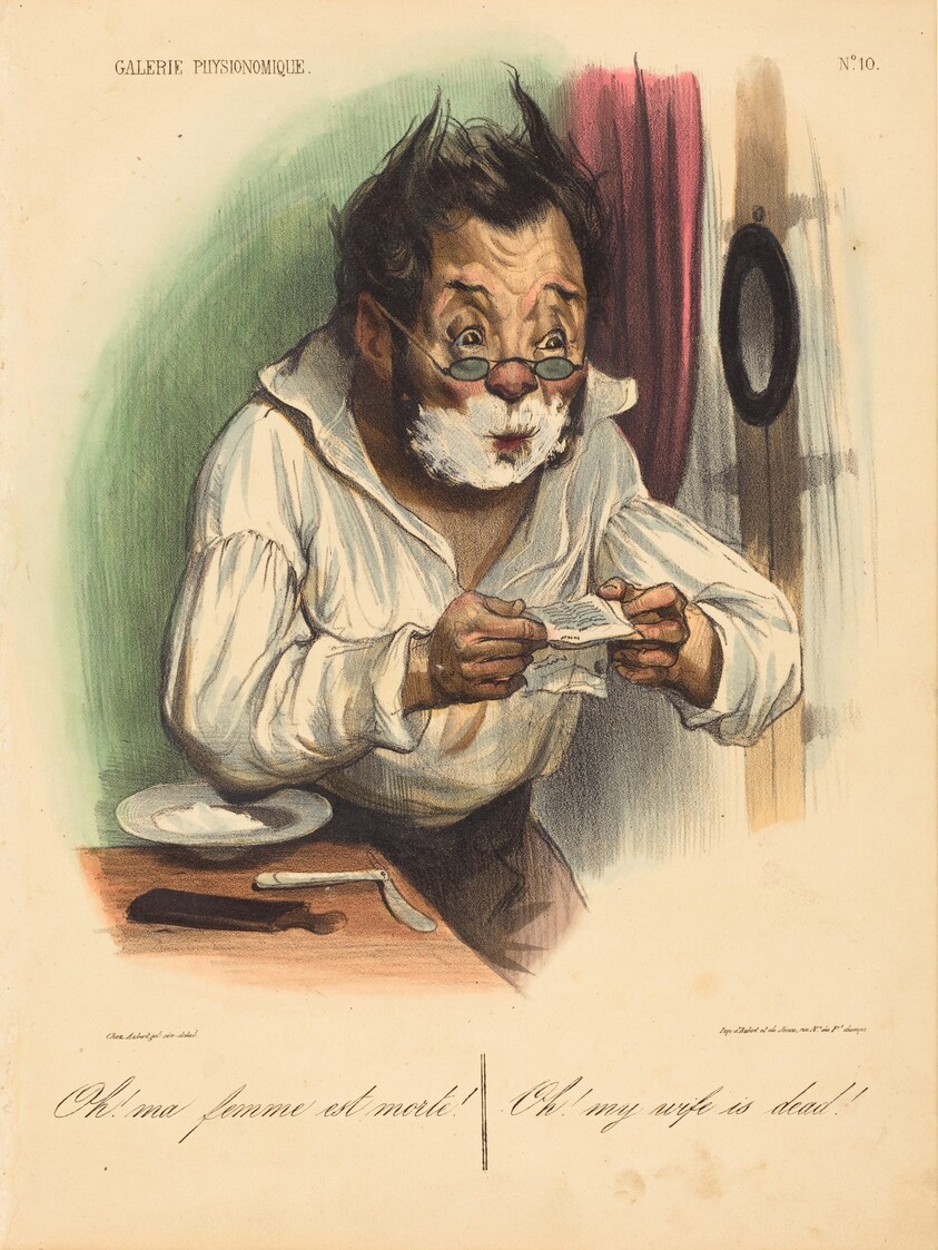 Oh! ma femme est morte!