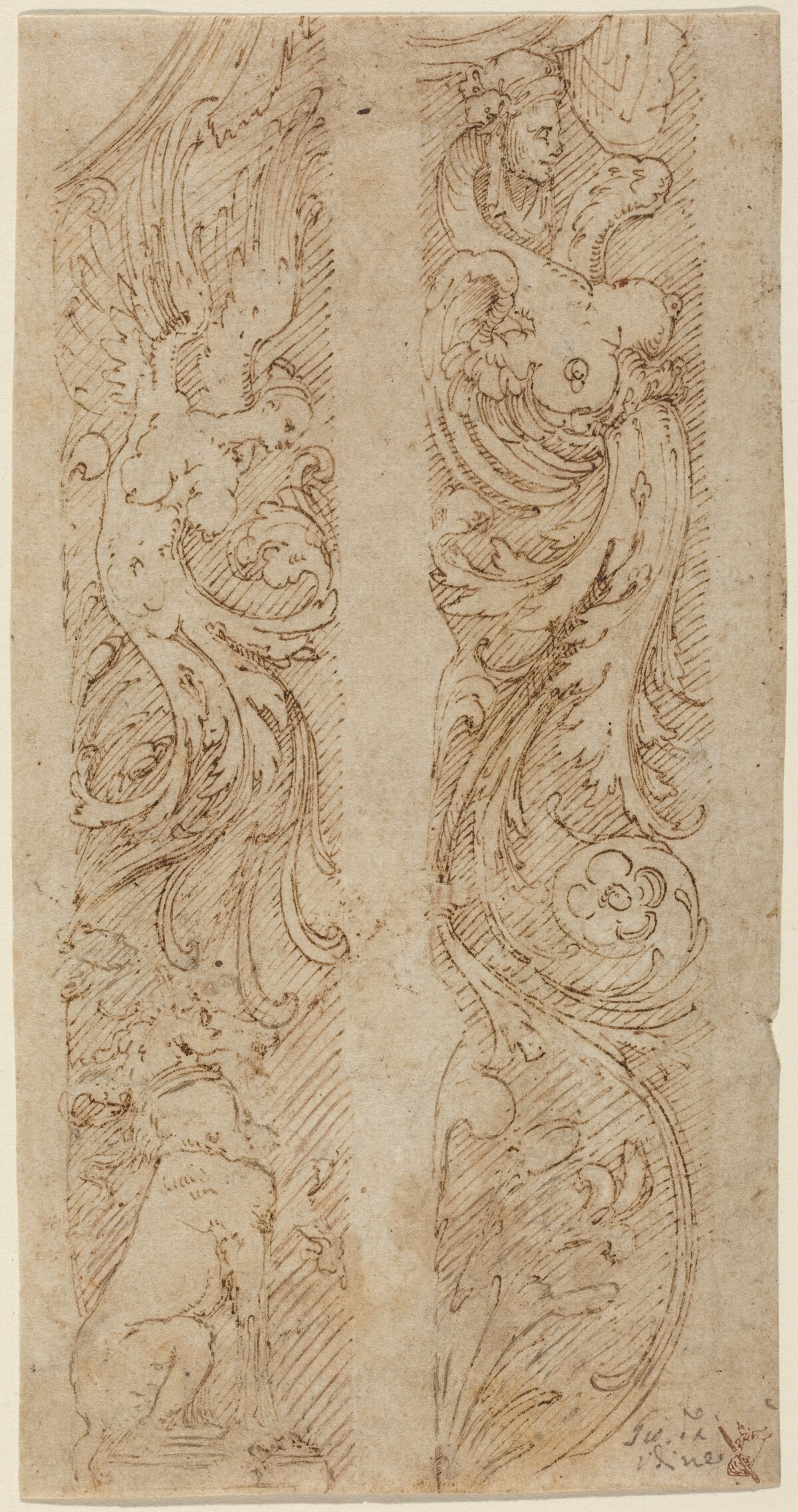 Grotesque Decorations for Wall Panels